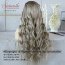 4 wig type Opational Ombre Highlight Blonde Long Wavy human hair wigs